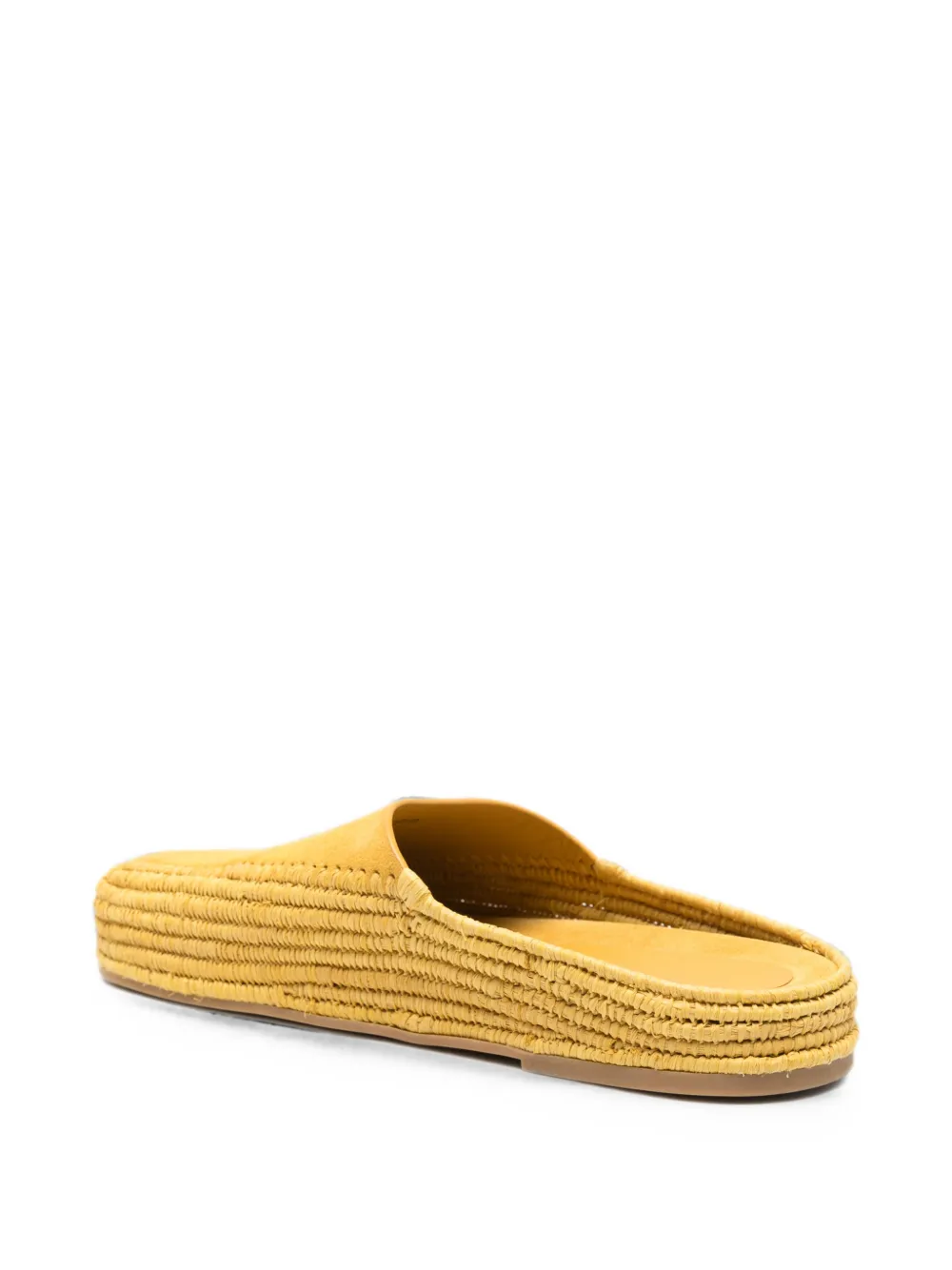 Paloma Barceló woven leather mules Geel