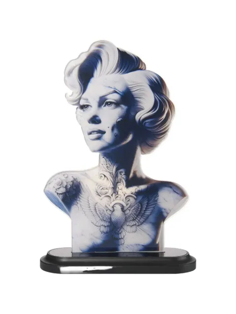 Linee Recanati Carrara hollywood tattoo table lamp