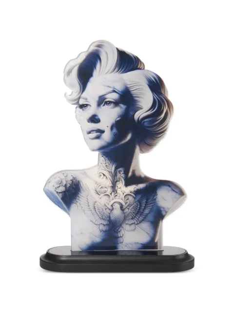 Linee Recanati Carrara hollywood tattoo table lamp