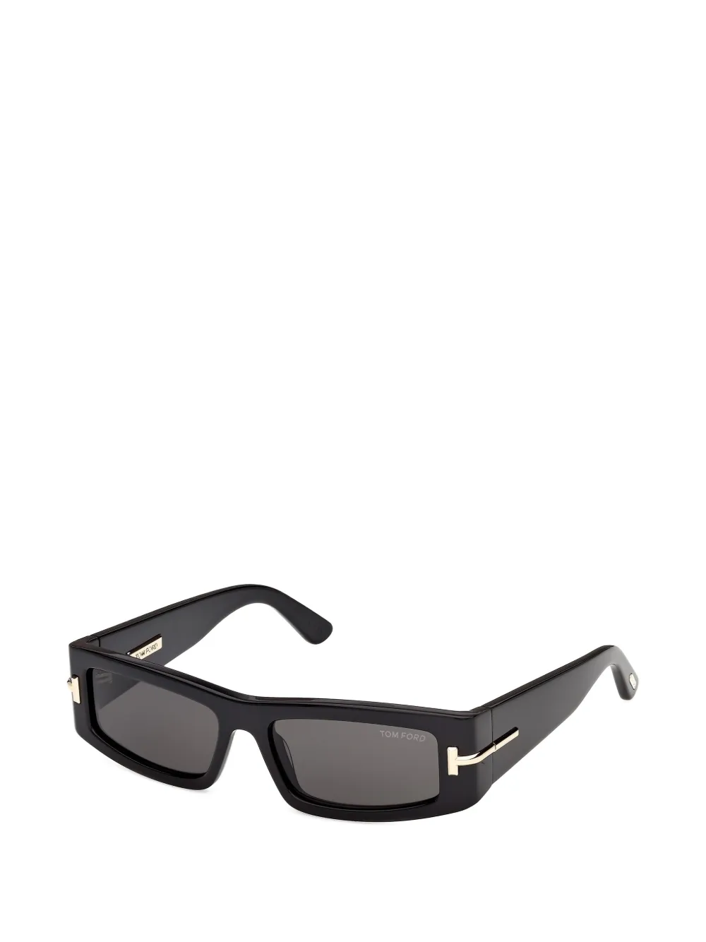 TOM FORD Eyewear Icon zonnebril met rechthoekig montuur Zwart