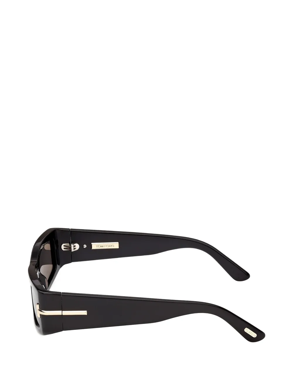 TOM FORD Eyewear Icon zonnebril met rechthoekig montuur Zwart