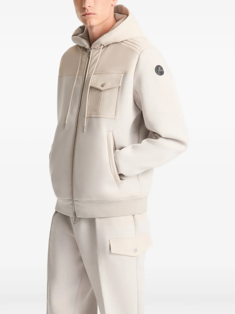 Fusalp Cimarag bomberjack met capuchon en rits Beige