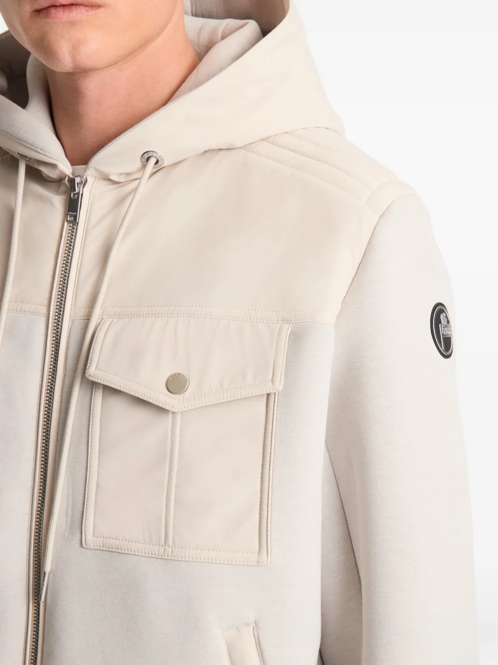 Fusalp Cimarag bomberjack met capuchon en rits Beige