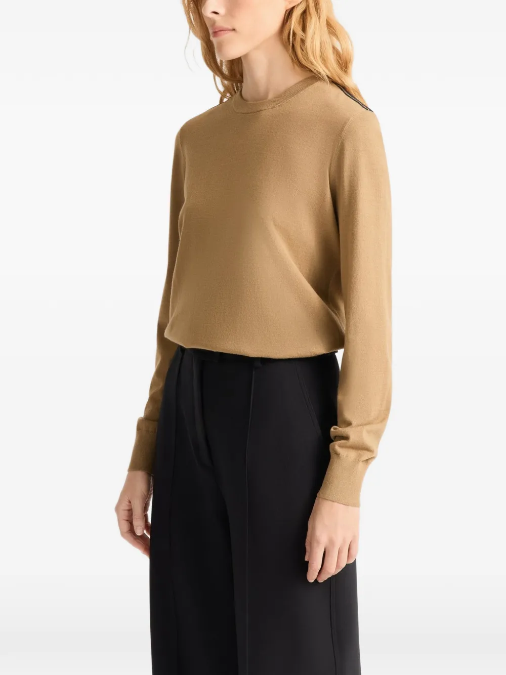 Fusalp Ottavia trui met streepdetail Beige