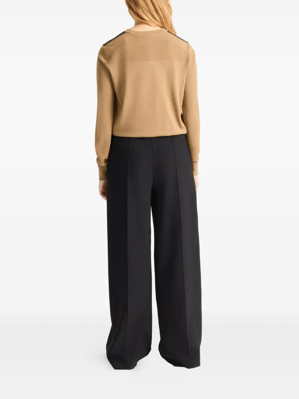  Fusalp Ottavia Strip-detail Sweater - Neutrals 