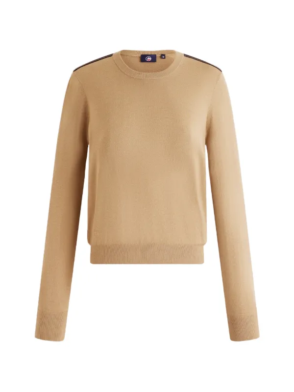 Fusalp Ottavia Strip-detail Sweater in Neutrals