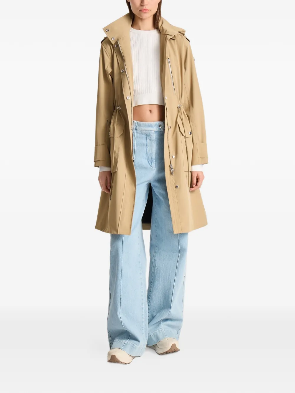  Fusalp Zip Detachable Hood Parka - Neutrals 