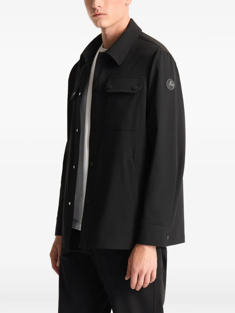 Fusalp Solandroz button-up jack met zakdetail Zwart