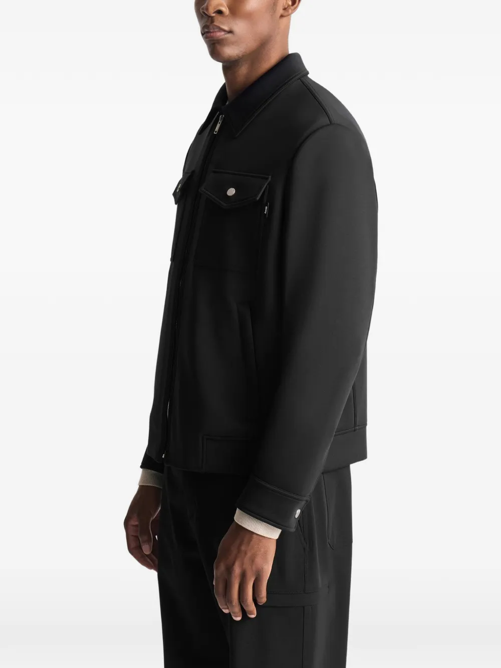 Fusalp Roventir Chest-pockets Jacket in Black, view 4