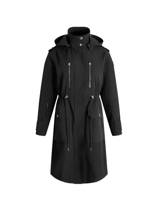 Fusalp Melroo Zip-up Hooded Parka in Black