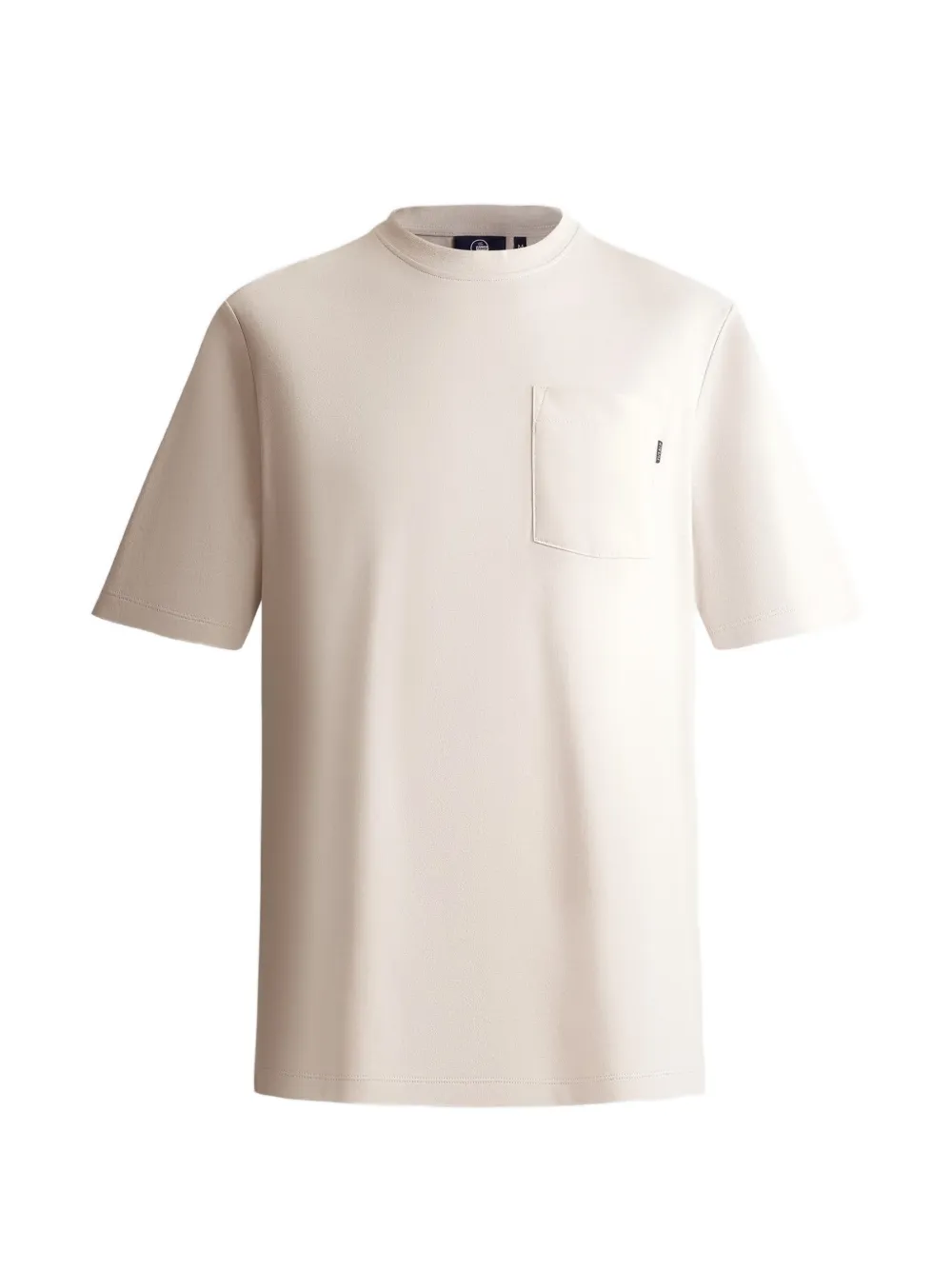 Fusalp Tylerr pocket-detail short-sleeved cotton T-shirt - Toni neutri