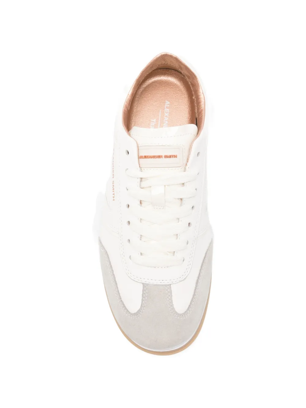 Alexander Smith leather sneakers Wit