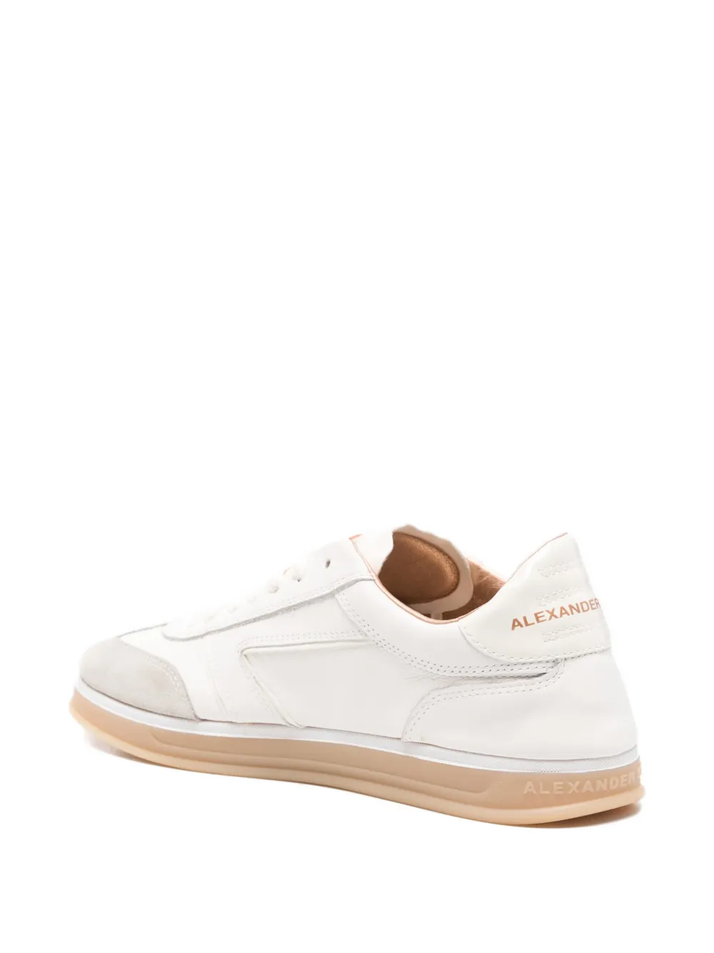 Alexander Smith leather sneakers Wit