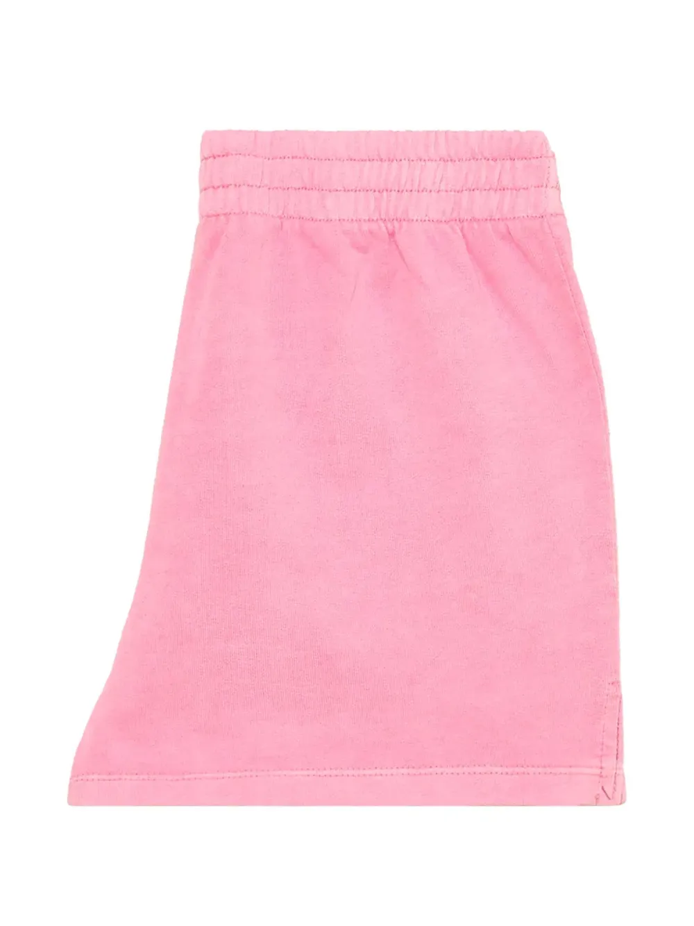 Patrizia Pepe girl elasticated-waistband logo-patch shorts Roze