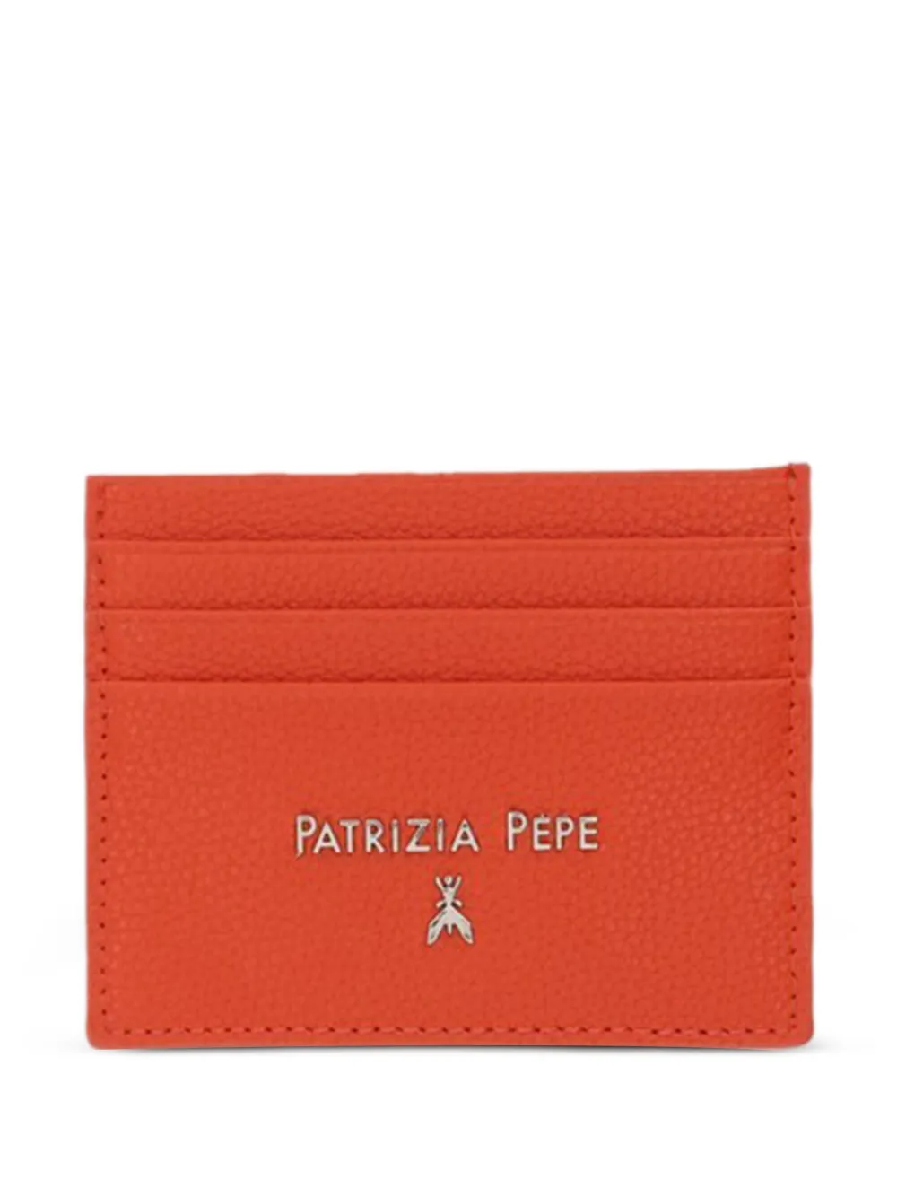 Patrizia Pepe textured card holder - Arancione