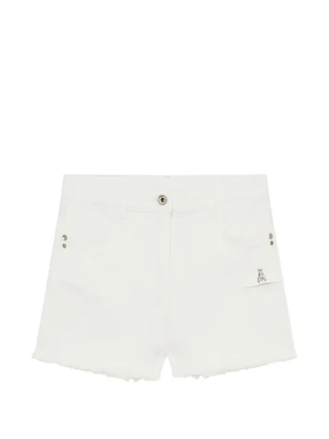 Patrizia Pepe girl frayed denim shorts