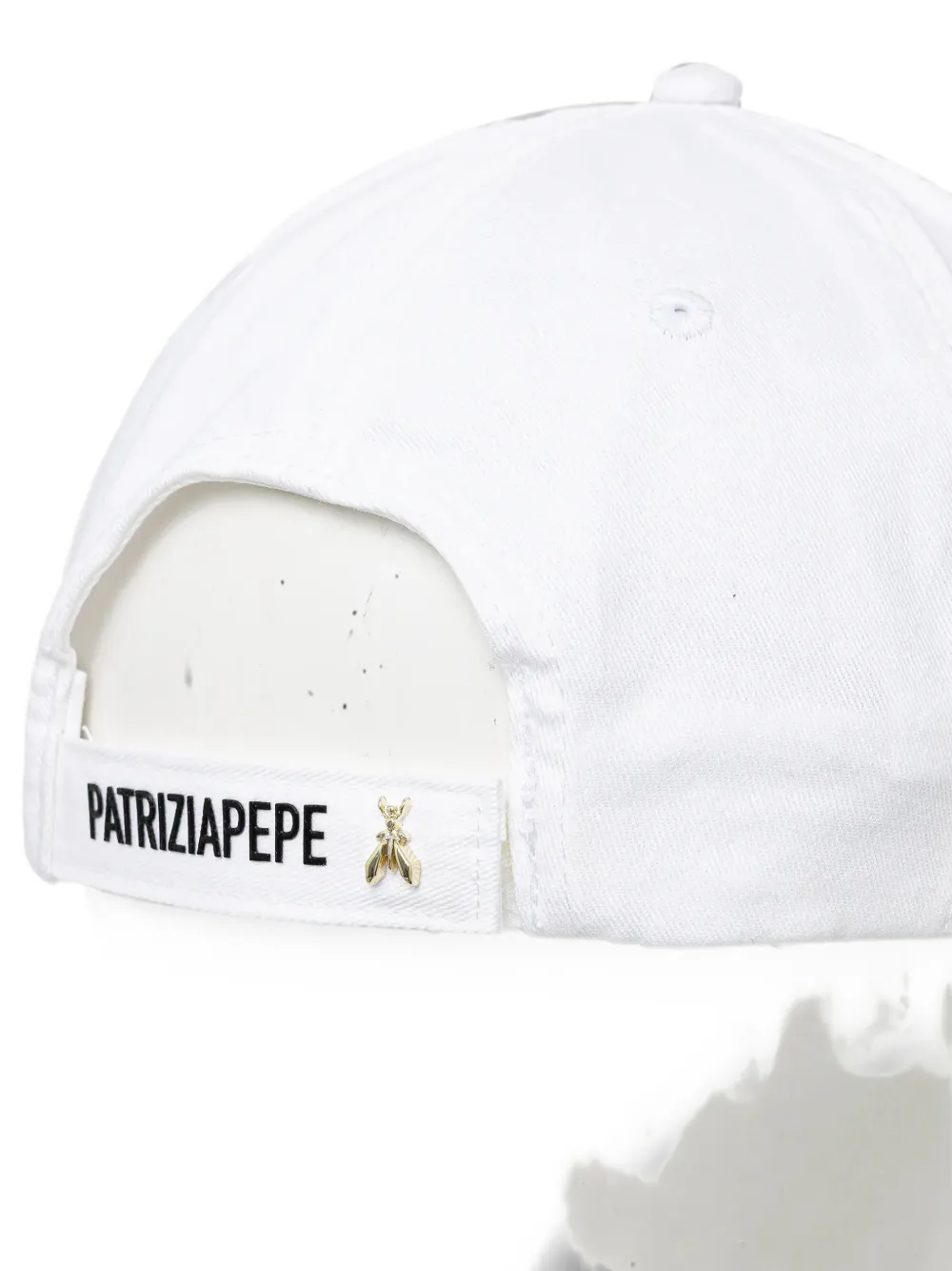 Patrizia Pepe Honkbalpet met logodetail Wit