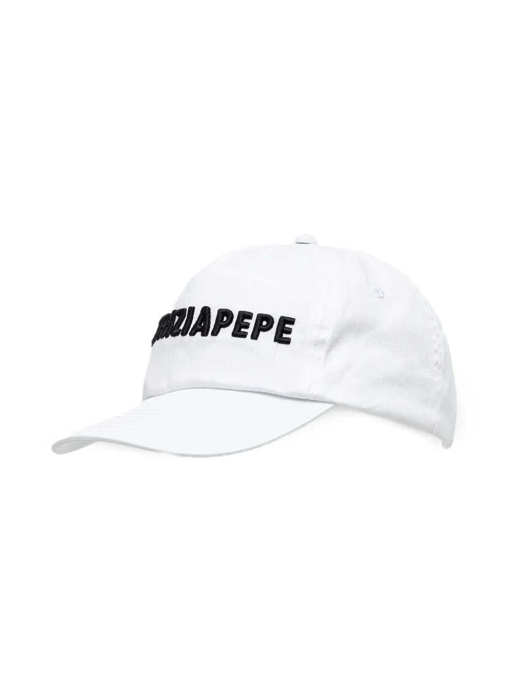 Patrizia Pepe Baseballkappe mit Logo - Weiß