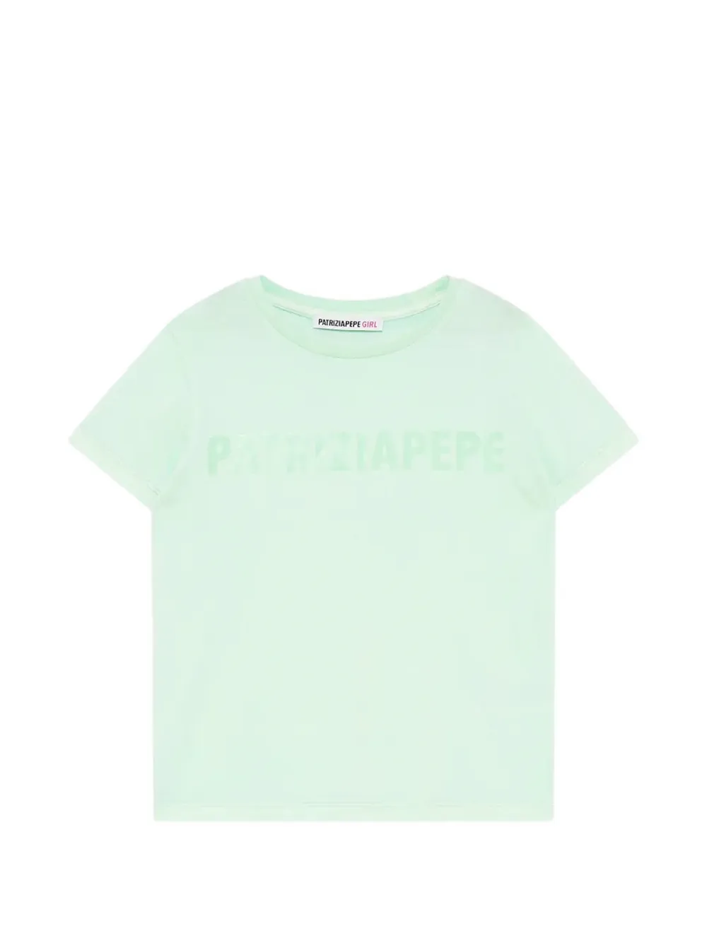 Patrizia Pepe girl logo-print T-shirt - Verde