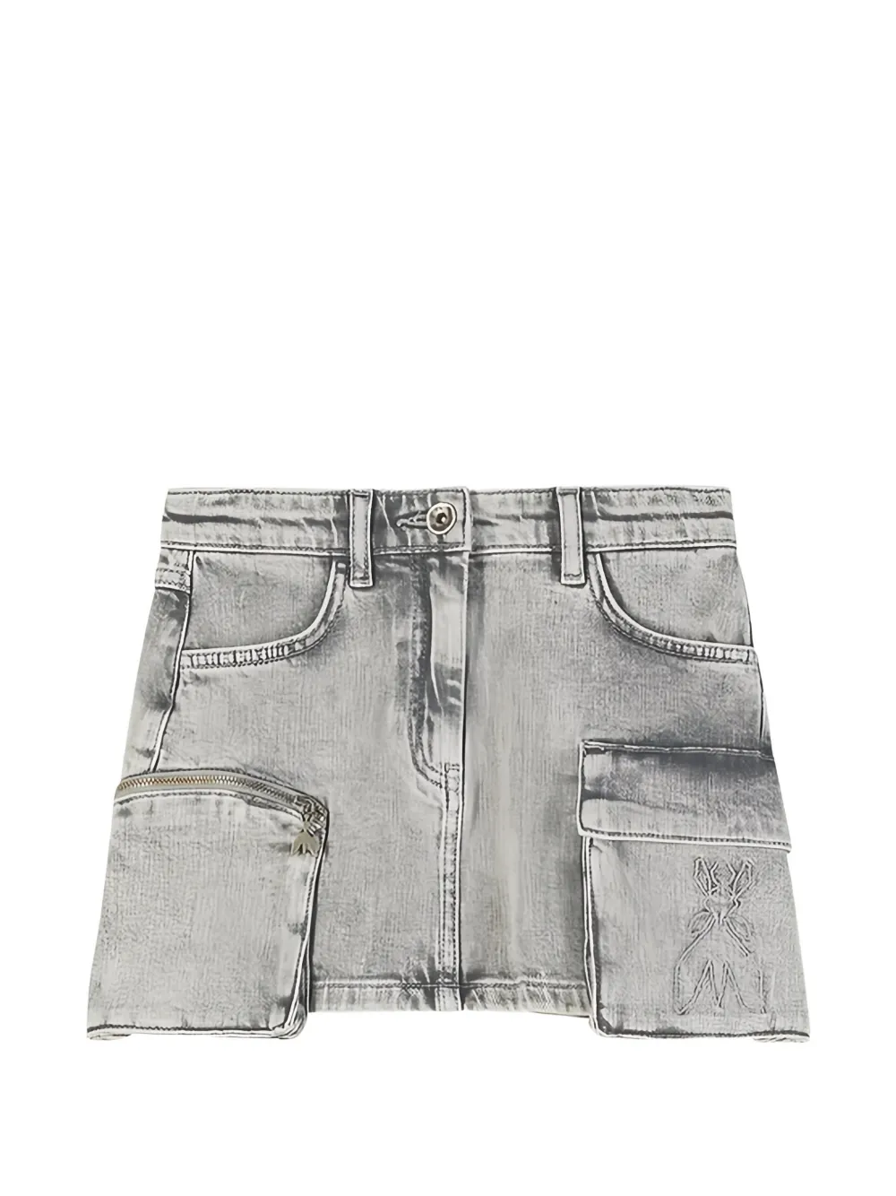 Patrizia Pepe girl cargo pocket skirt - Grey