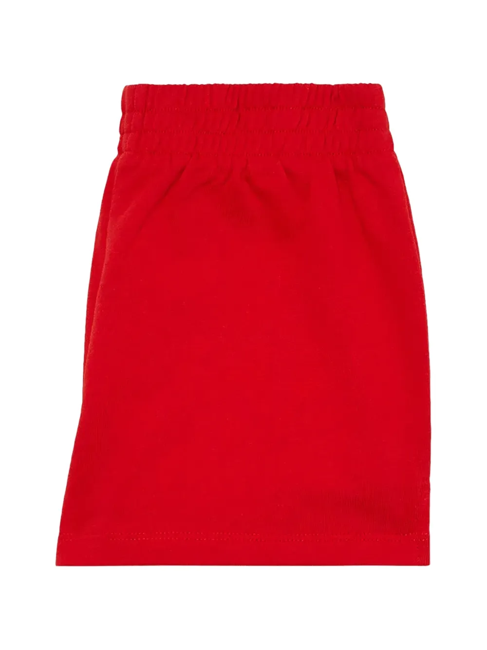 Patrizia Pepe girl elasticated logo-patch shorts Rood