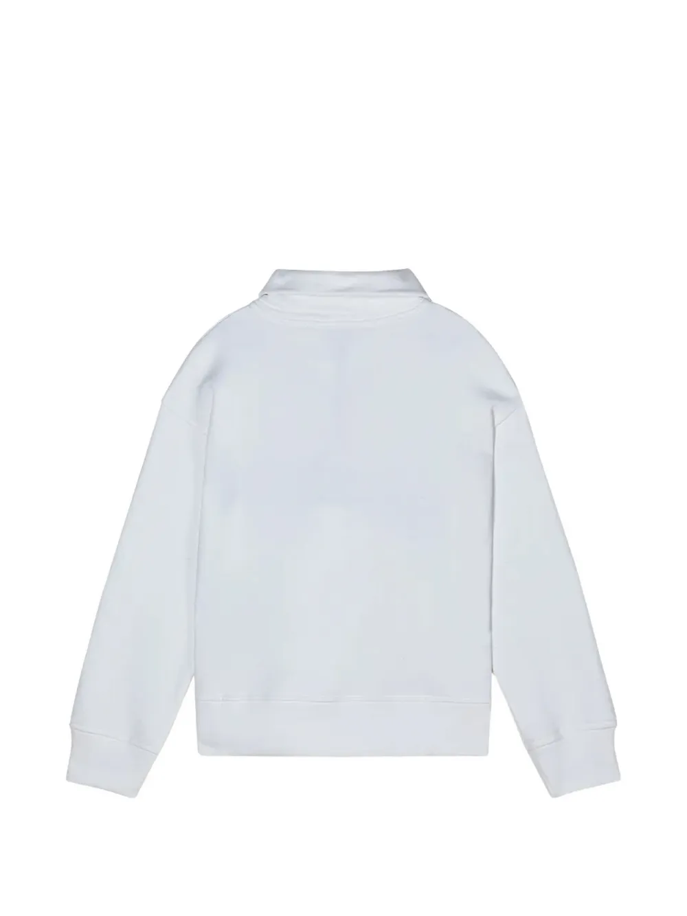 Patrizia Pepe girl Sweater met halve rits Wit