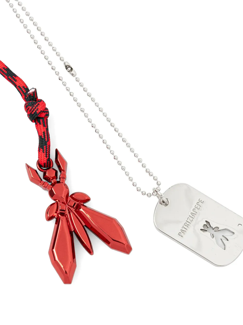 Patrizia Pepe Sleutelhanger met bedel - Rood