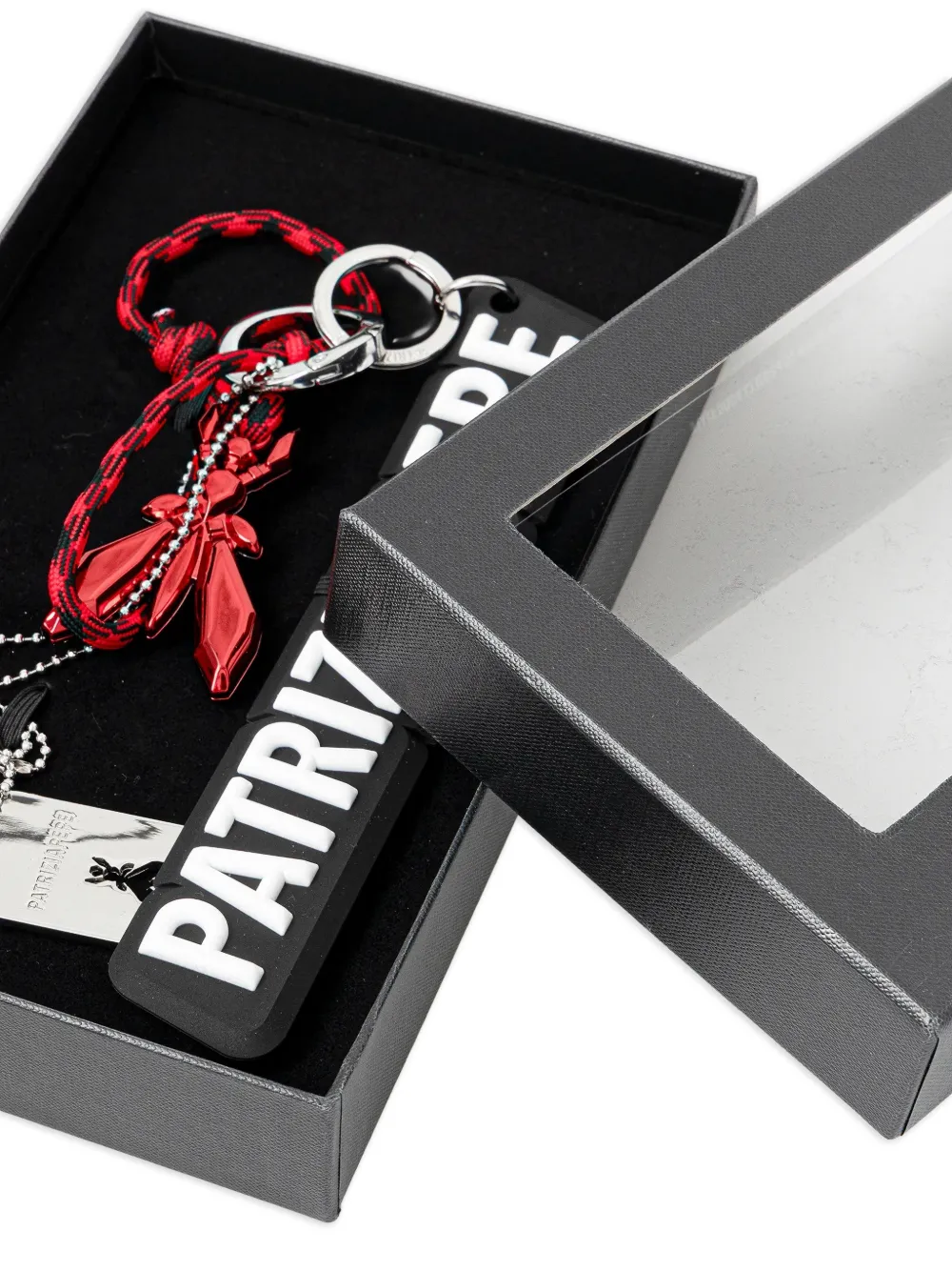 Patrizia Pepe Sleutelhanger met bedel Rood