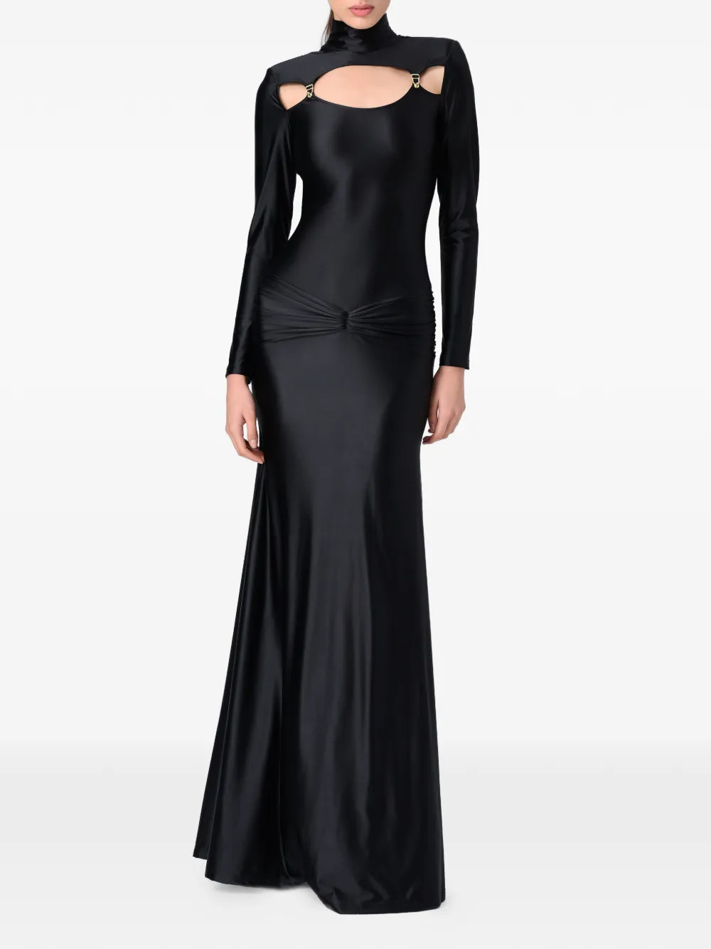  Murmur Cut-out Maxi Dress - Black 