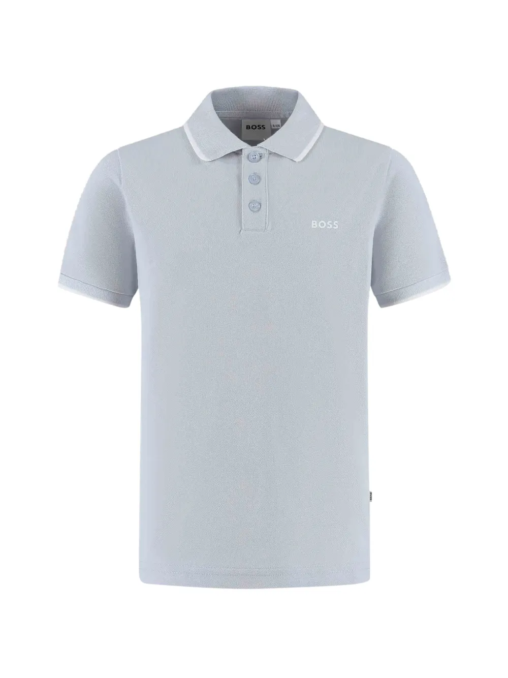 BOSS Kidswear logo-detail polo shirt - Blau