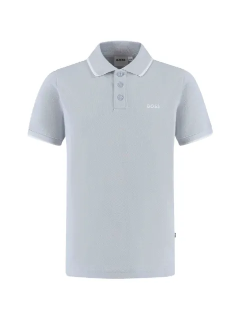 BOSS Kidswear logo-detail polo shirt