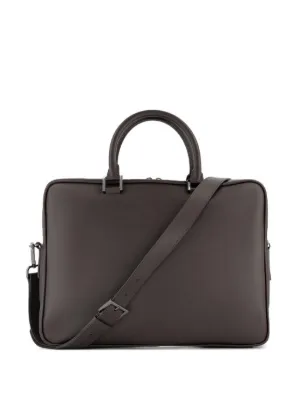 Prada サフィアーノレザービジネスバッグ | グレー | FARFETCH JP
