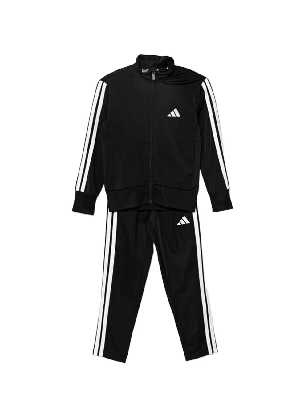 adidas Kids striped tracksuit - Nero