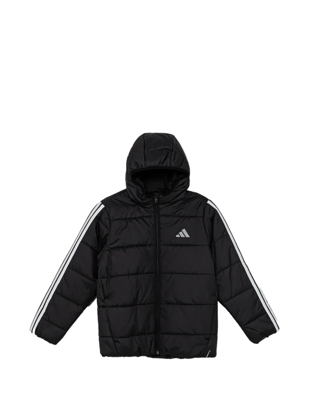 adidas Kids Essentials 3-Stripes hooded jacket - Nero