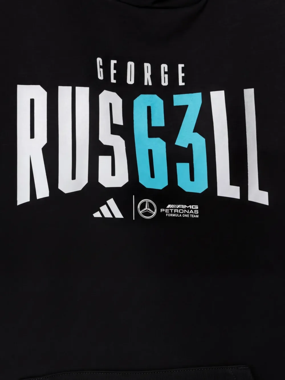 adidas Kids Hoodie met grafische print Zwart