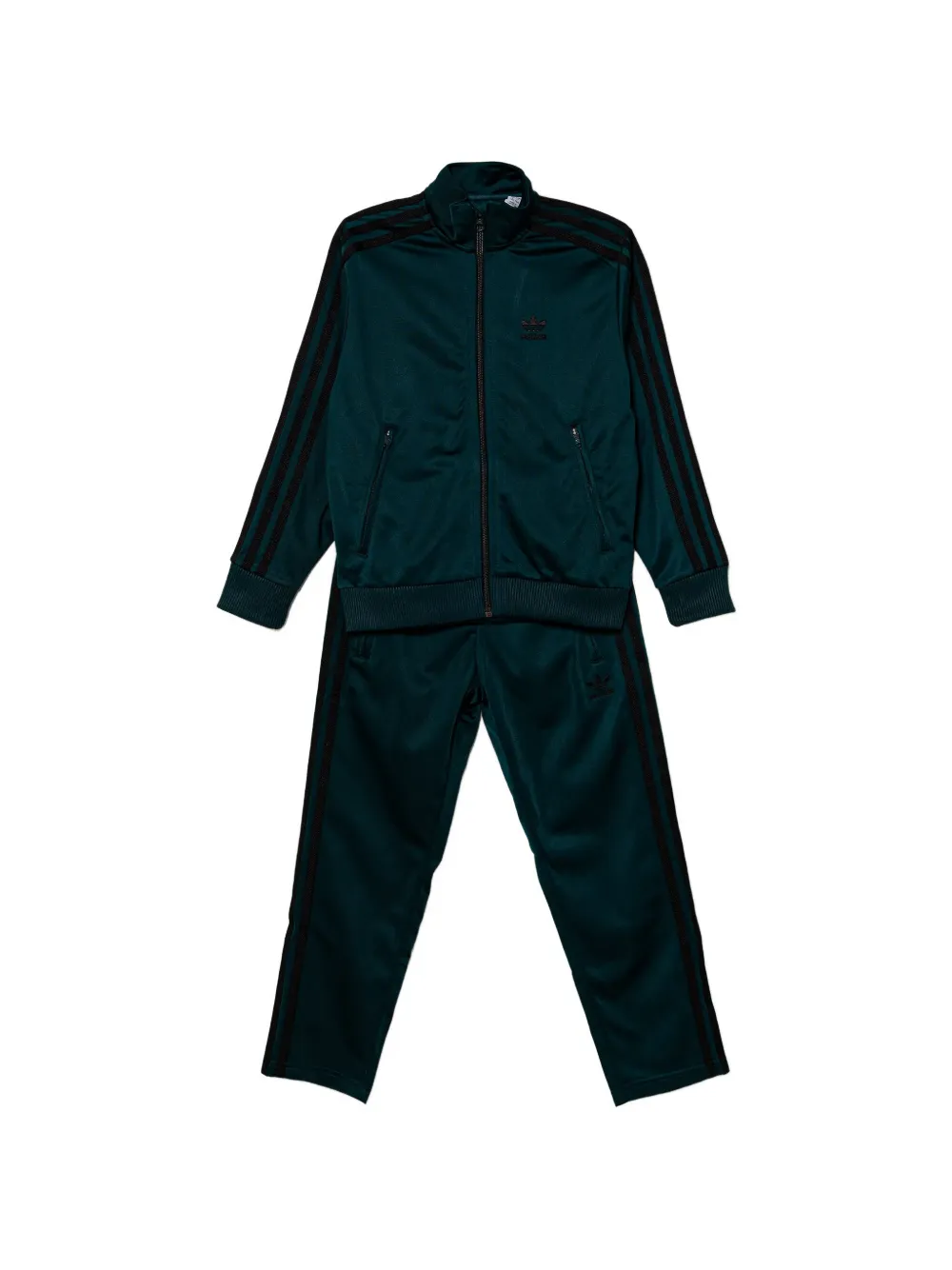 adidas Kids side-stripe track tracksuit - Verde