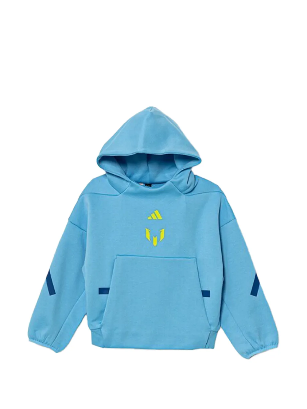 adidas Kids logo-detail hoodie - Blu