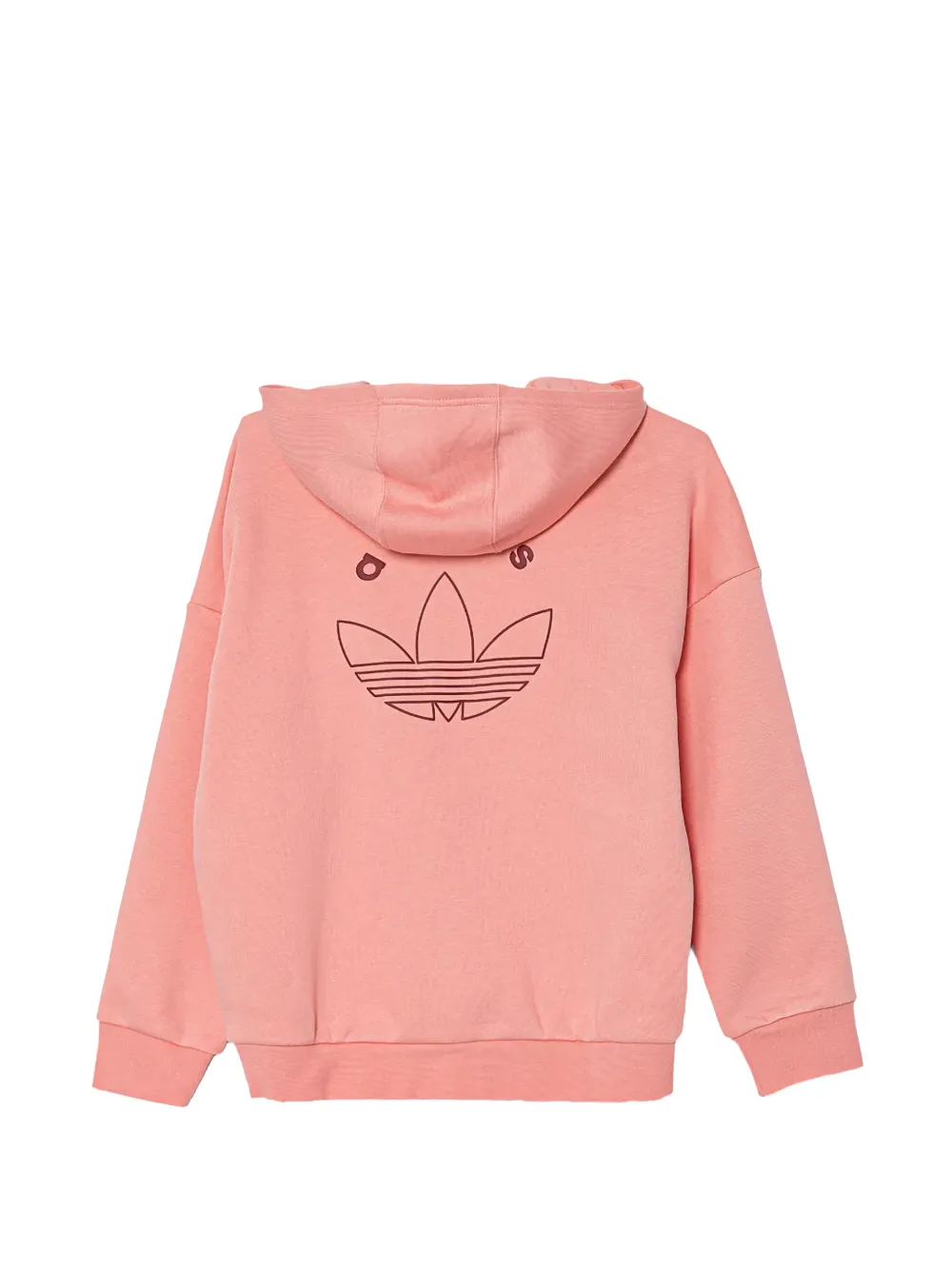 adidas Kids Hoodie met geborduurd Trefoil-logo Roze