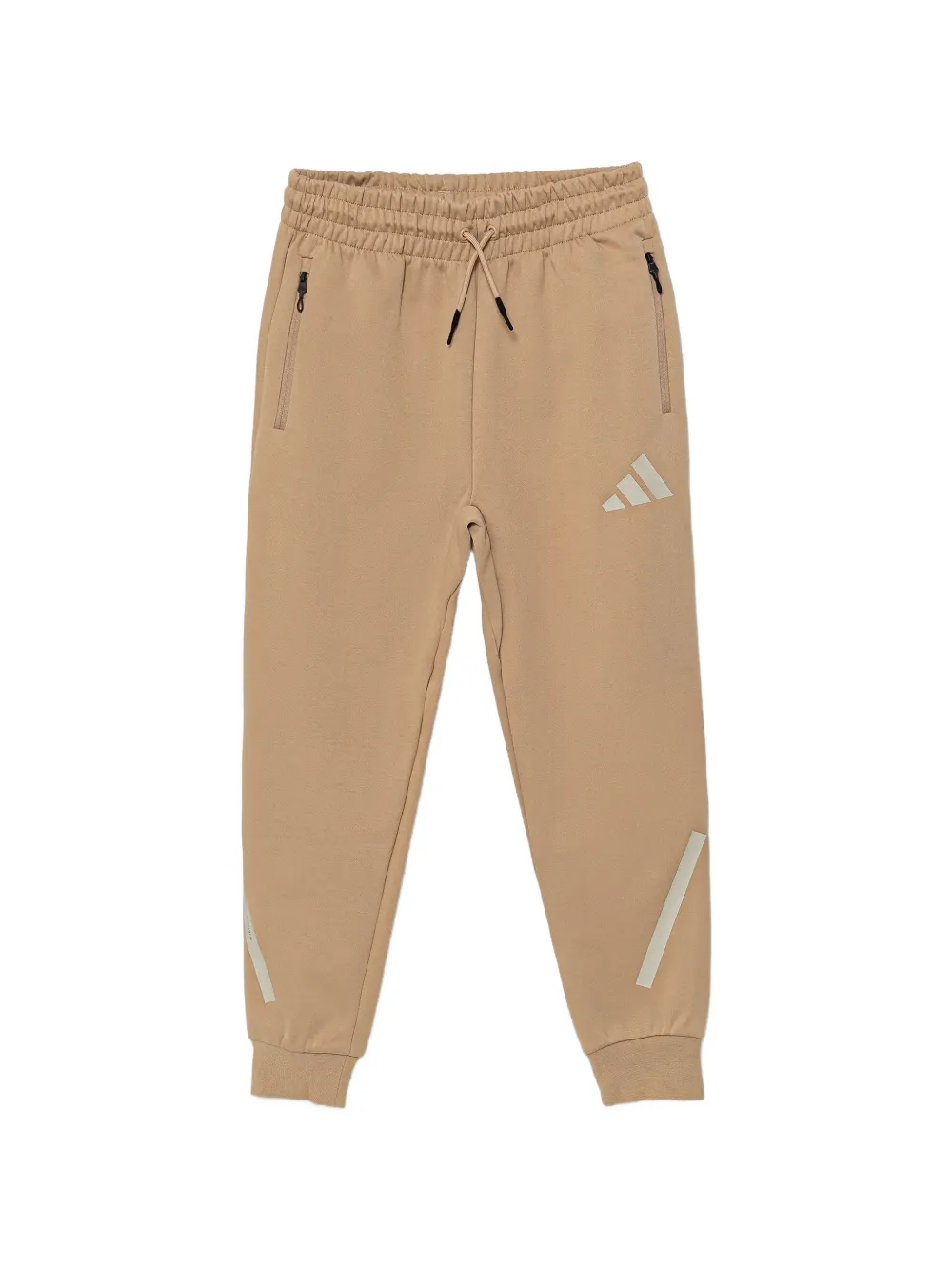 adidas Kids logo-print drawstring track pants - Toni neutri