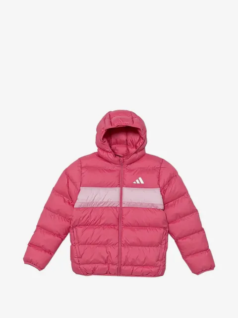 adidas Kids hooded stripe jacket