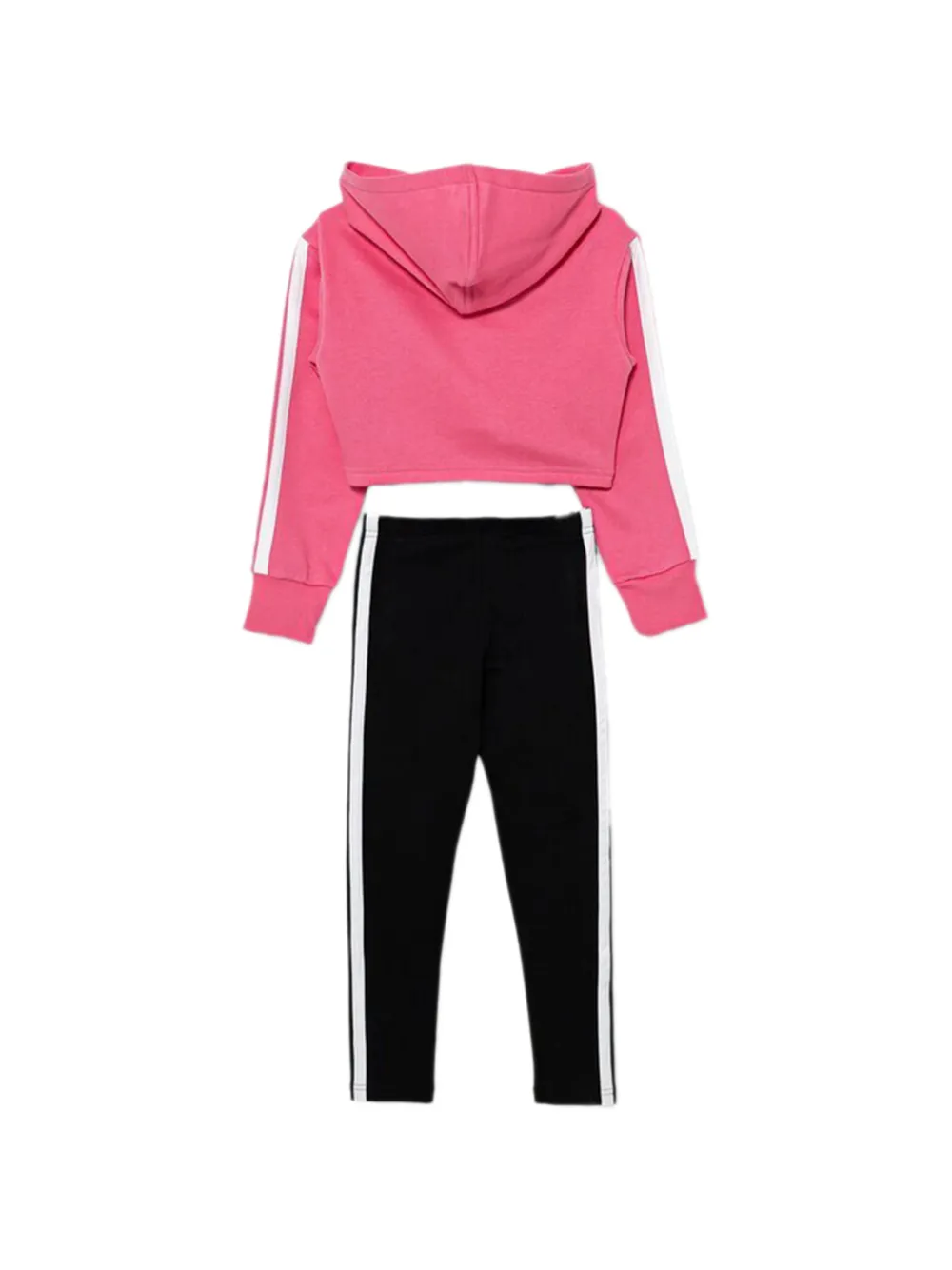  Adidas Kids Chándal A Rayas Con Capucha - Rosa 