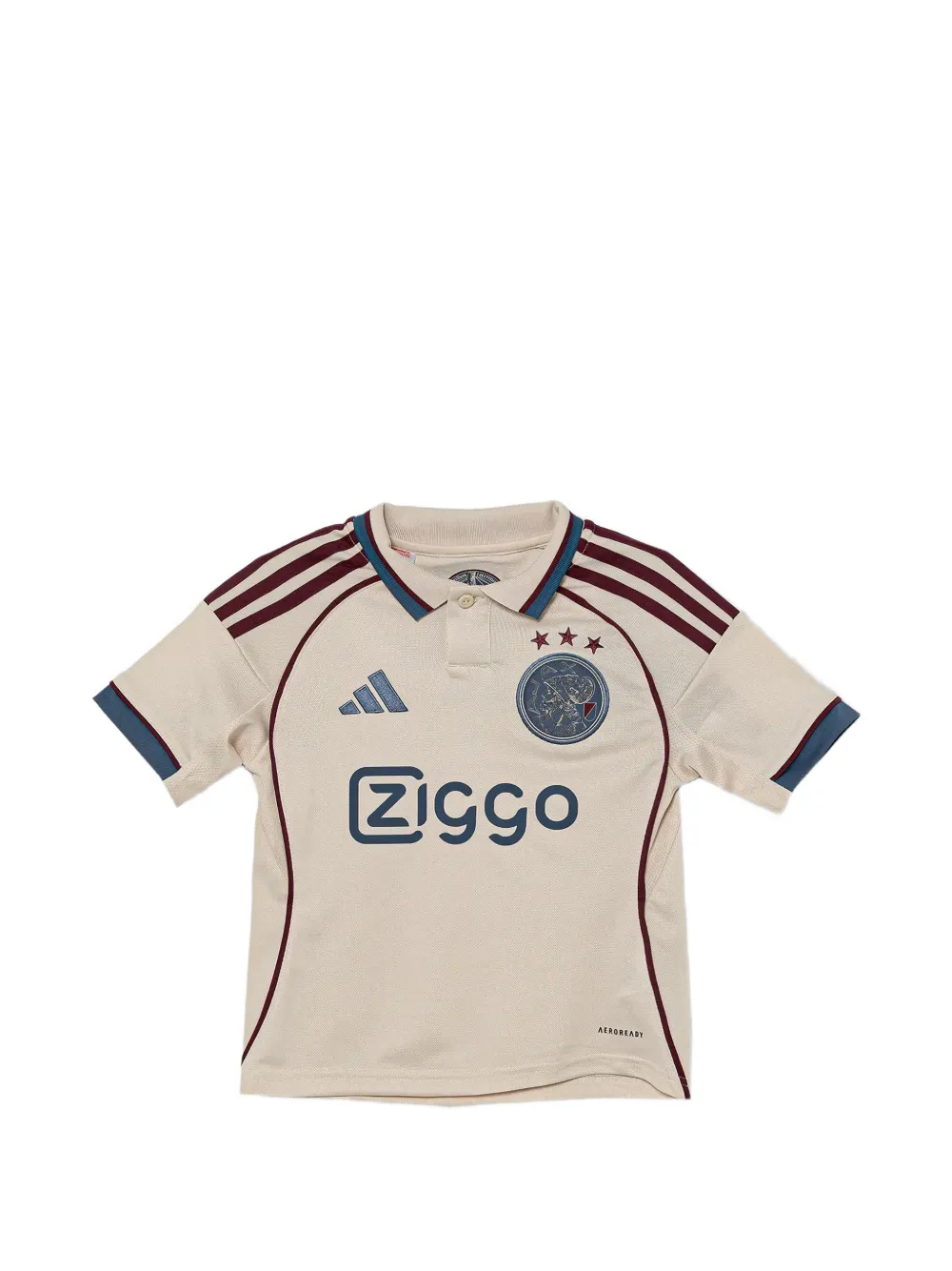 adidas Kids Ajax crest-patch T-shirt - Toni neutri