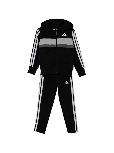 adidas Kids logo-print panelled tracksuit