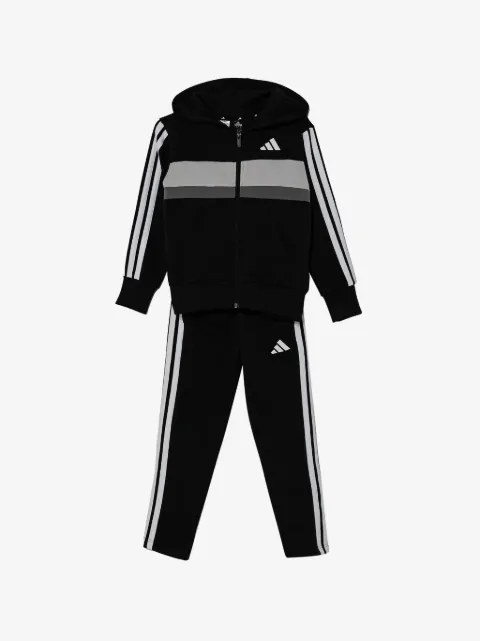 adidas Kids logo-print panelled tracksuit