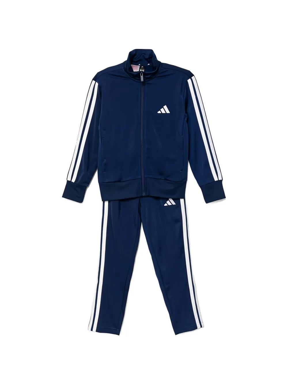 adidas Kids stripe-detail tracksuit - Blu