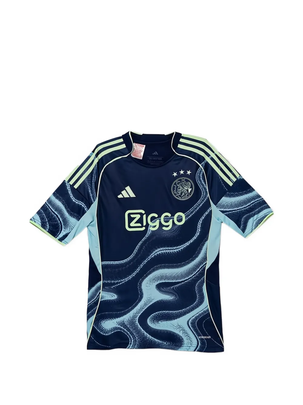 adidas Kids three-stripe crewneck T-shirt - Blu