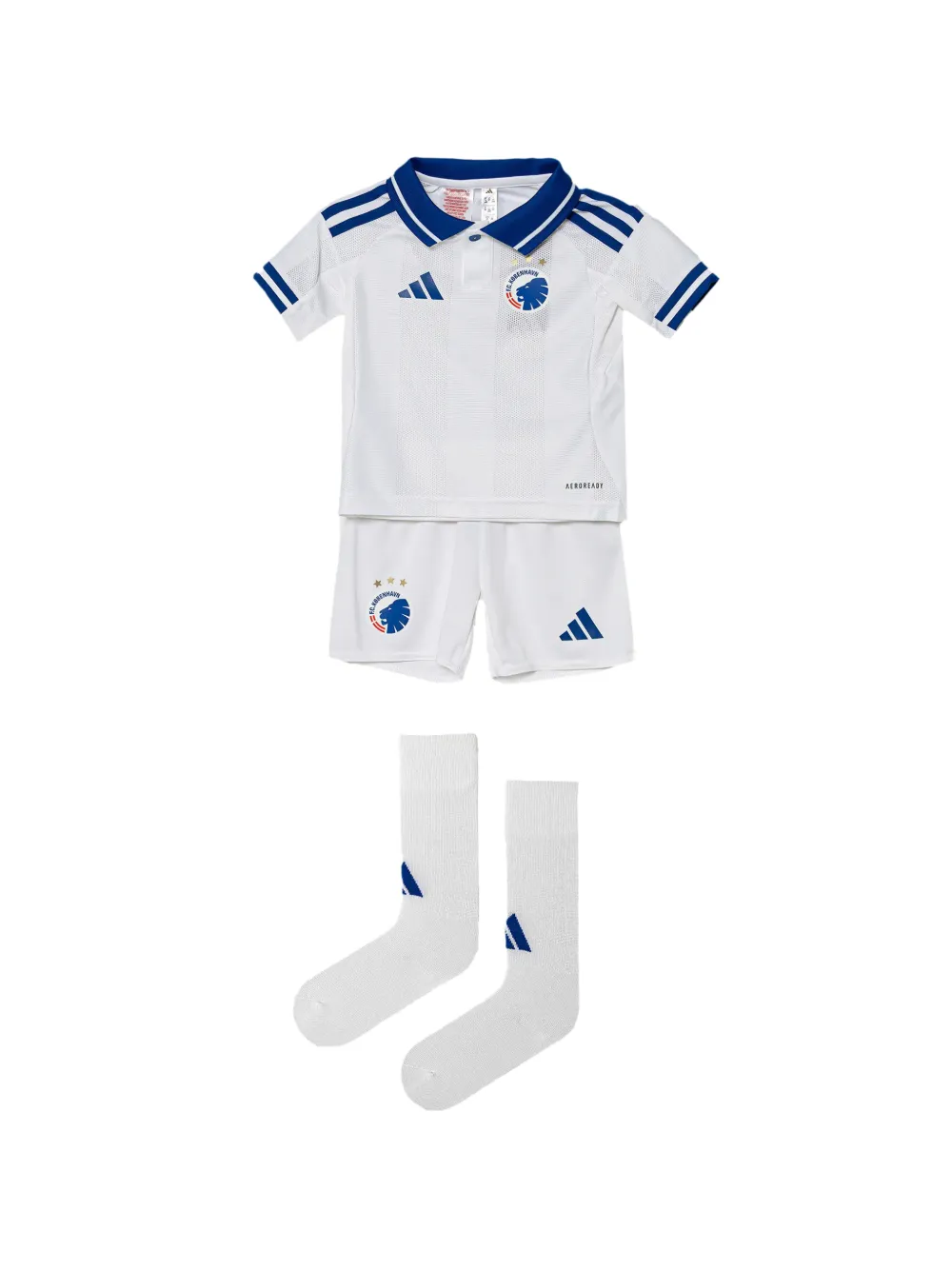 adidas Kids logo-print three-piece set - Bianco