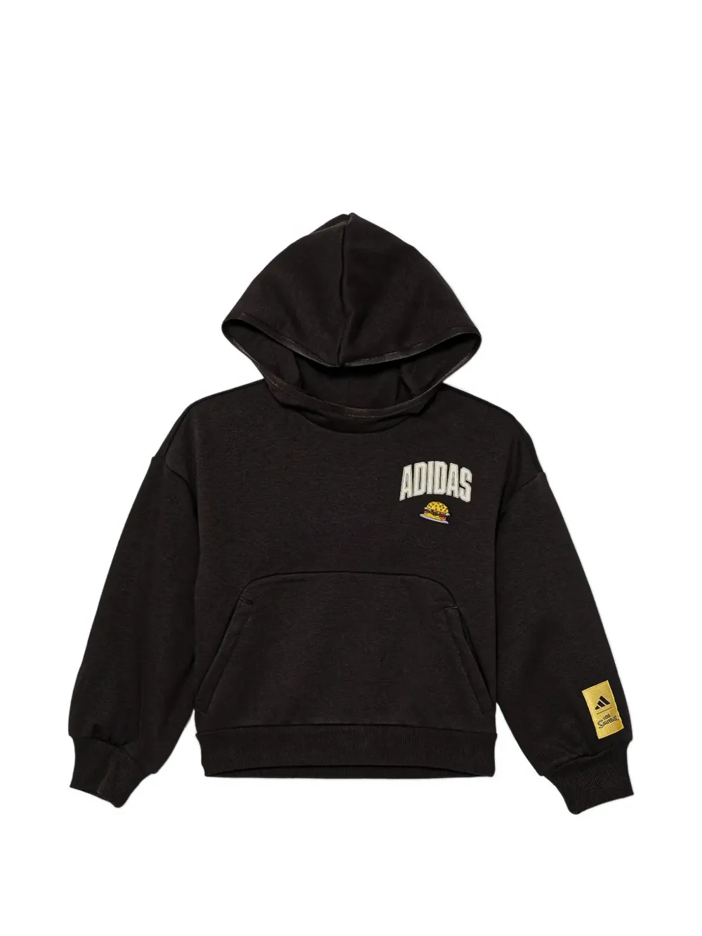 adidas Kids graphic-print hoodie - Marrone