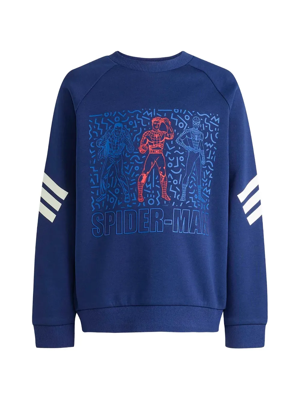 adidas Kids Spider-Man trainingspak met grafische print Blauw