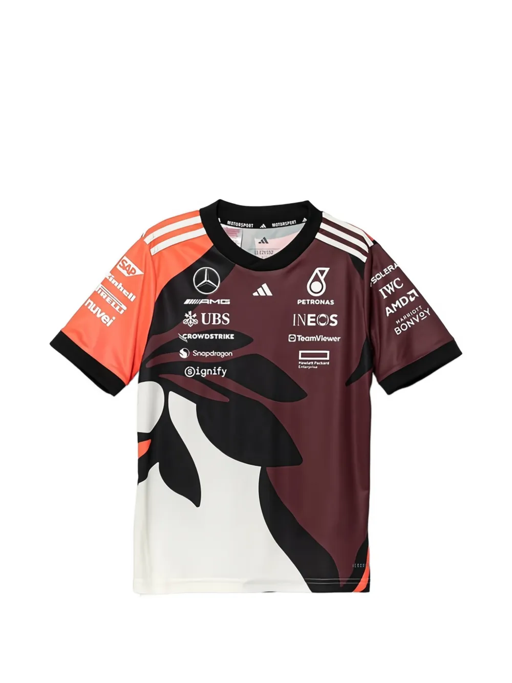 adidas Kids Mercedes AMG Petronas F1 Team T-shirt - Arancione